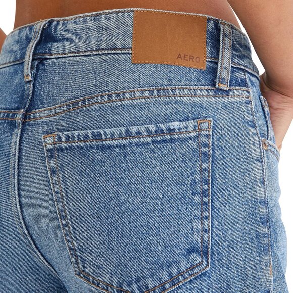 Women's Skinny Ankle Jeans Recycled Cotton Mid-Rise Slim Fit 28" Inseam - Picture 3 of 4